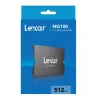 2,5 colio SSD Lexar NQ100 512 GB SATA III, 550 MB/s skaitymas, 6 Gbit/s perdavimas