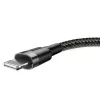 Baseus Cafule USB–Lightning kabelis 2A 3m (juodas+pilkas)