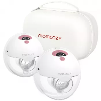 Dvigubas pientraukis U-grow Momcozy M5 Raudonas, 160 ml talpos buteliukai