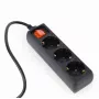 Gembird EG-PSU3-01 ilgintuvas 0,6 m 3 AC lizdai Vidaus juodas