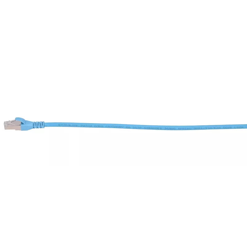 Extralink Cat.6A S/FTP Patch Cord 10m, varinis tinklo kabelis, 10Gbit/s