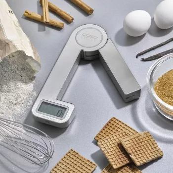 Caso KitchenEcostyle virtuvinės svarstyklės, nerūdijantis plienas, 5 kg, 1 g