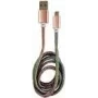 LC-POWER USB laidas USB-A į Micro-USB, 1 m, mėlynas/rožinis (LC-C-USB-MICRO-1M-4)