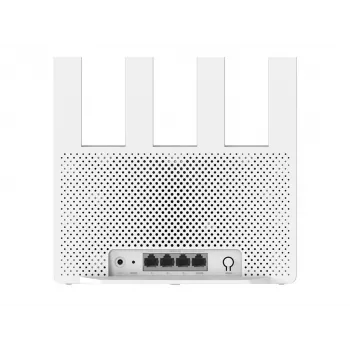 Nešiojamas belaidis maršrutizatorius Xiaomi BE3600 — Dviejų juostų 2,4/5 GHz, „Wi‑Fi 7“ (802.11be), 2,5 Gigabit Ethernet, 4× LAN, 2×2 antenos, Baltas