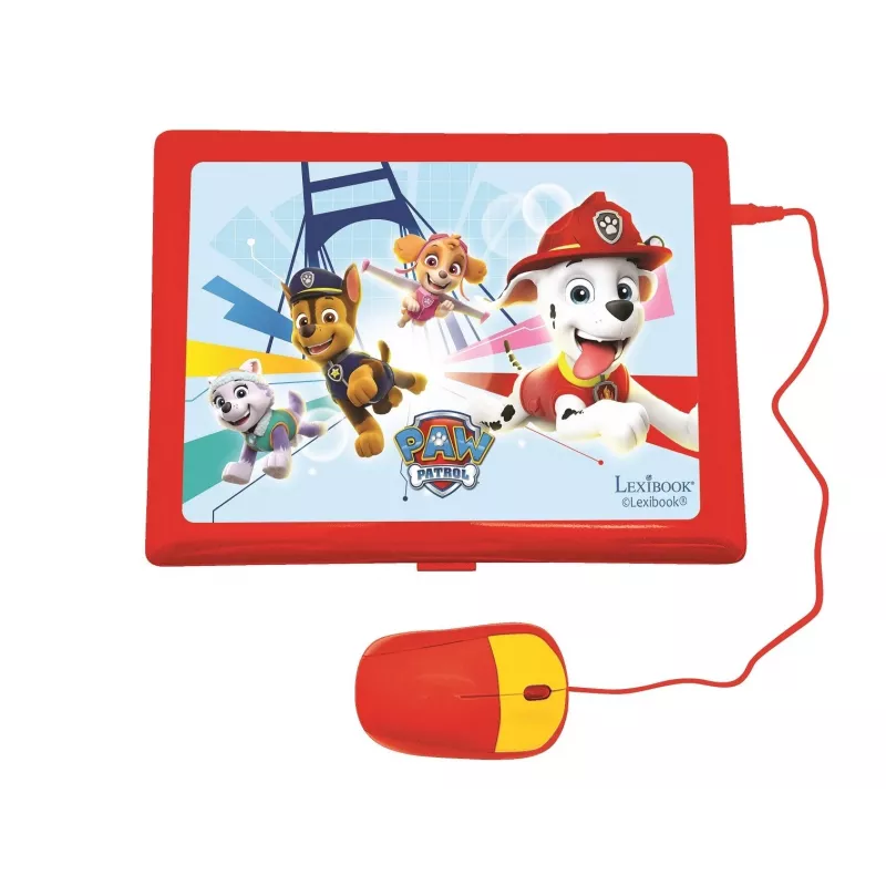 Lexibook edukacinis nešiojamas kompiuteris Paw Patrol trilingvis UA/ENG/PL 186 užduočių
