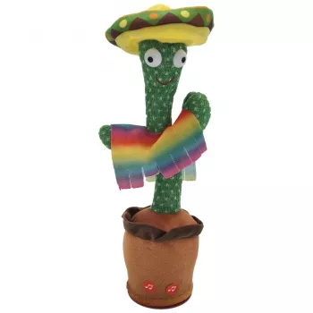 Šokantis kaktusas su sombrero Extralink Toys, dainuojantis vaikams LED USB