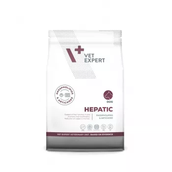 Sausas šunų ėdalas VETEXPERT Veterinary Diet Hepatic 2 kg – terapinė kepenų parama, 17,5 % baltymų, 11,5 % riebalų