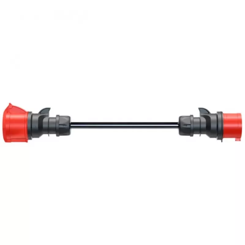 Adapteris GO-E Gemini flex 22 kW CEE raudonas trifazis 32A > CEE raudonas 16A juodas 30 cm