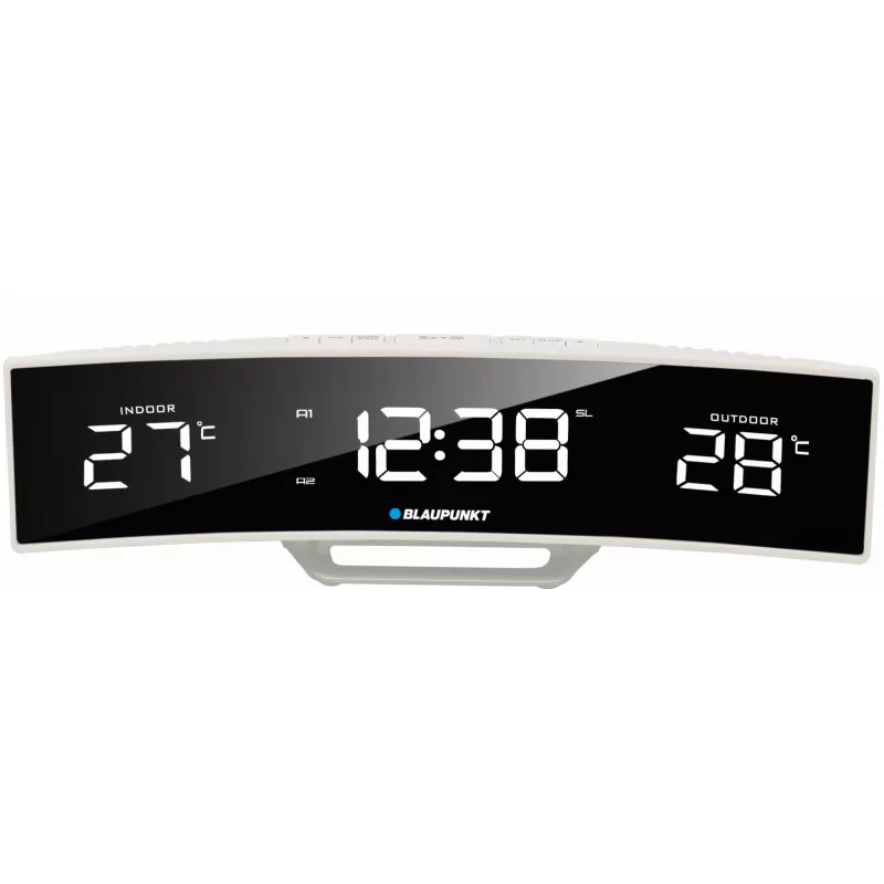 BLAUPUNKT CR12WH FM radijo žadintuvas su temperatūros matavimu
