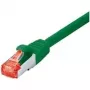 Tecline exertis Connect – Patch-Cable – RJ-45 (M) į RJ-45 (M) – 10 m – SSTP – CAT 6 – be halogenų – žalia (71510G)