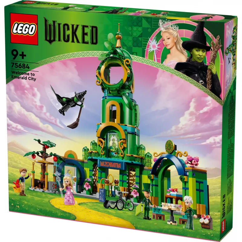 LEGO Bricks Wicked 75684 Sveiki atvykę į Smaragdinį miestą