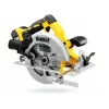 DeWALT DCS570P2-QW akumuliatorinis diskinis pjūklas 18,4 cm Sidabrinis, Geltonas 5500 RPM