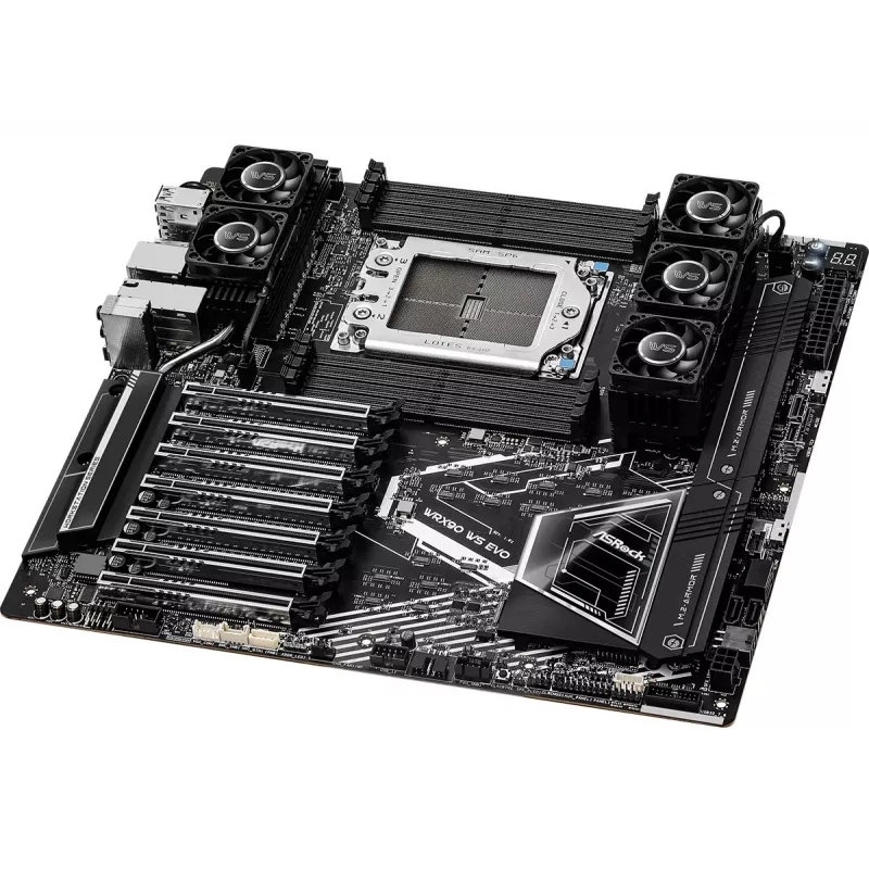 ASRock WRX90 WS EVO pagrindinė plokštė AMD WRX90 Socket sTR5 EEB