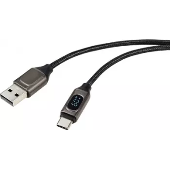 Renkforce RF-6249502 USB laidas sidabrinis