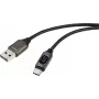 Renkforce RF-6249502 USB laidas sidabrinis