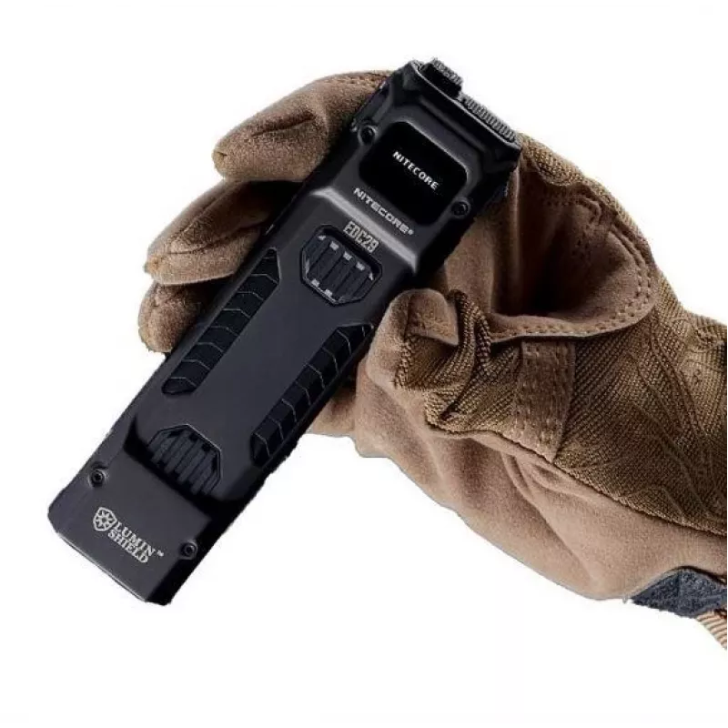 Kišeninis žibintuvėlis Nitecore EDC29, nerūdijančio plieno korpusas, 2 LED, 15–6500 lm, IP54, USB įkraunamas
