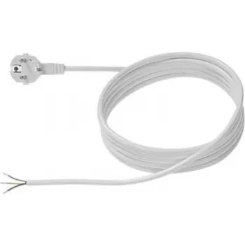 Maitinimo laidas Bachmann 305.285 Baltas 3 m