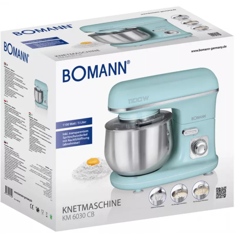 Bomann KM 6030 CB virtuvinis kombainas 1100 W 5 L Mėtų spalva