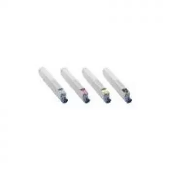 OKI Rainbow Kit - Tonerių rinkinys - 1 x juoda, geltona, žydra, rausvai raudona - 15000 puslapių (43112702)