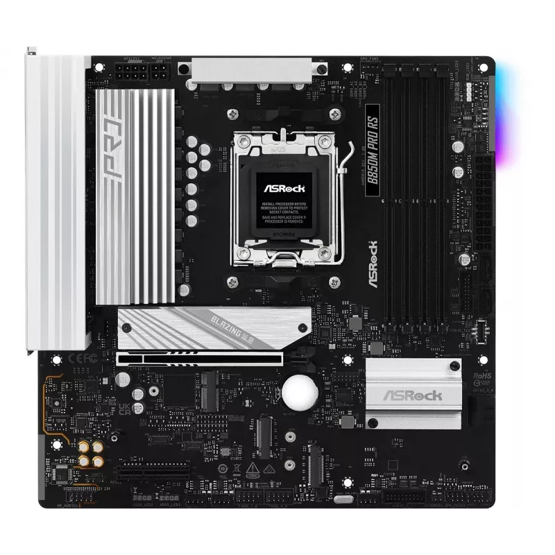 ASRock B850M Pro RS AM5 Micro-ATX pagrindinė plokštė