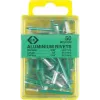 Aklinė kniedė aliumininė c.k tools T3819A 612, 4,8×9 mm, pakuotė 40 vnt.
