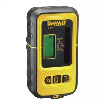 Lazerinis detektorius DeWalt DE0892G-XJ, žalias 510 nm spindulys, maks. atstumas 50 m, 9V baterija, trikojo laikiklis