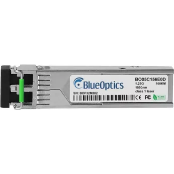 SFP modulis BlueOptics GLC-ZX-SMD-160-BO vienmodis 1.25 Gbps 160 km LC aliuminis 20 g