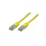 S/CONN 1m RJ45 tinklo kabelis geltonas Cat6 S/FTP S-CONN TC75711-Hy