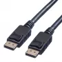 Value DisplayPort jungiamasis kabelis, DisplayPort kištukas - DisplayPort kištukas, 1,50 m, juodas, 11.99.5767, ekranuotas