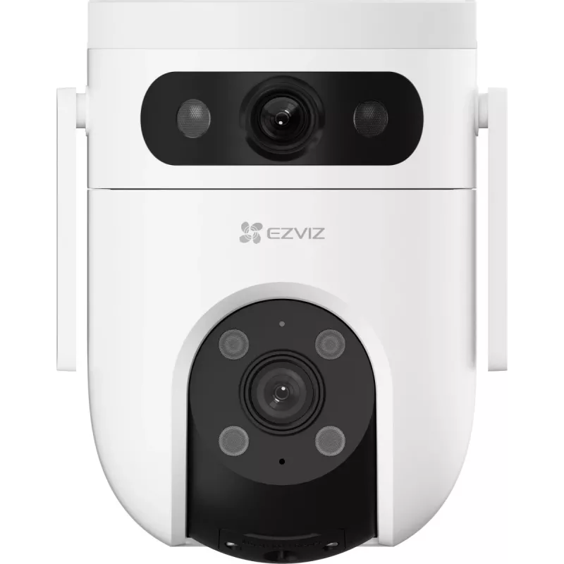 EZVIZ H9c Dual 3K CS-H9C (5MP+5MP) lauko sukama IP kamera, 2880×1620, Wi-Fi + LAN, DC 12V, microSD iki 512 GB, spalvotas matymas tamsoje
