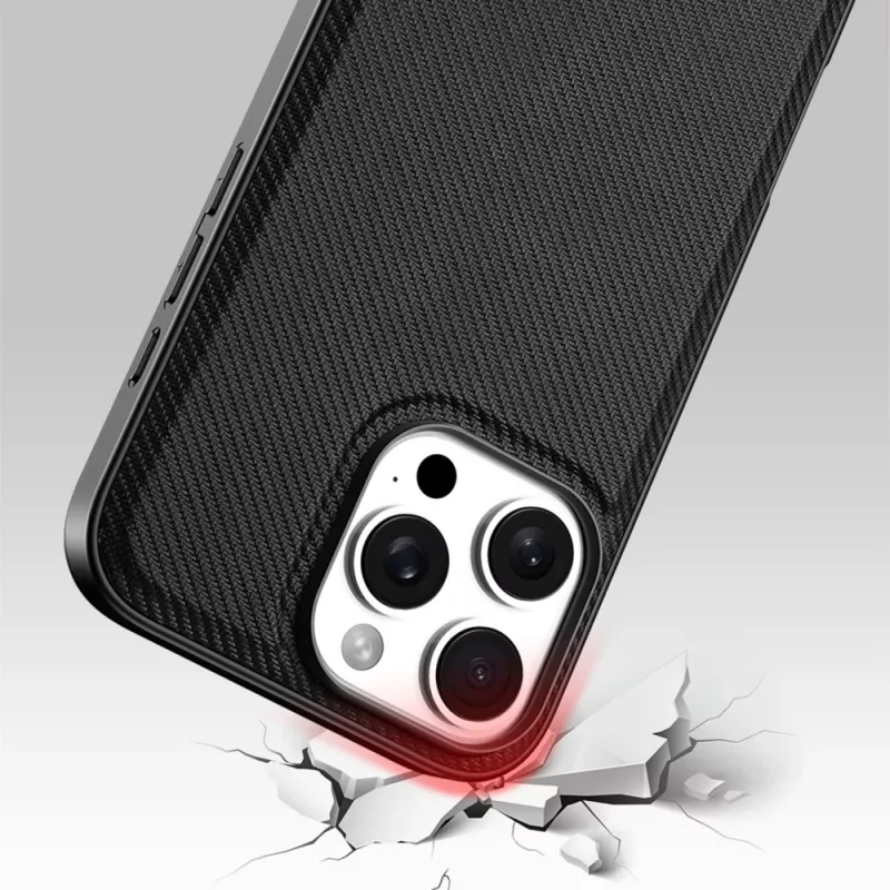 StyleShell Nylo dėklas, juodas, iPhone 16 Pro Max