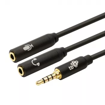 Adapter TB 3,5 mm MiniJack skirstytuvas 1x 3,5 mm kištukas į 2x 3,5 mm lizdus, modelis AKTBXAJ0P2J030B