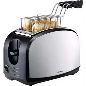 Trisa Crispy Snack Toaster nerūdijančio plieno, juoda (7361.4212)