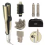 Plaukų formavimo prietaisas Shark HD6052SEU 6-in-1 multistyler — 1500 W, keraminė danga, 100–150 °C, oro srauto technologija, koncentratorius, kelioninis maišelis