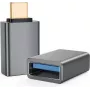 OTG adapteris helos 288362 — USB 3.1 A (moteriška) į USB Type‑C jungtį, tamsiai pilka