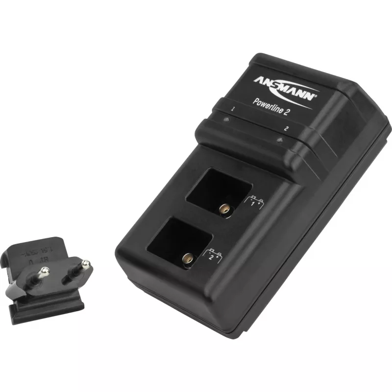 ANSMANN POWERline 2 - Įkroviklis - 2x9V (5107043)