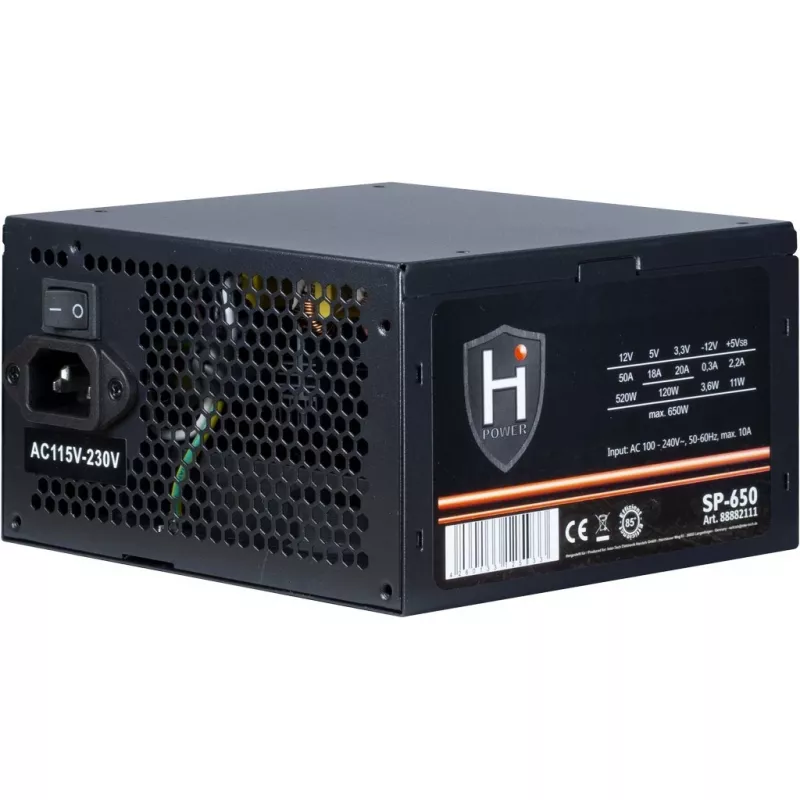 Maitinimo blokas Inter-Tech HIPOWER SP-650 650 W