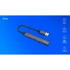 USB šakotuvas SAVIO AK-70, 7 prievadų USB 3.0, 4 naudojami prievadai, USB Type-A šeimininko jungtis, 5 Gbit/s perdavimo greitis, garantija 2 metai