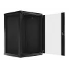 Sieninis stovas LANBERG WF01-6618-10B, 18U, 600×600×907 mm, juodas, 60 kg