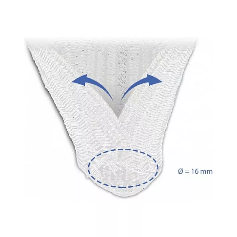 Pintas movos vamzdelis DeLOCK 20809 5 m x 16 mm baltas