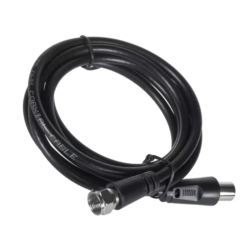 Vidinė TV antena MACLEAN MCTV-930 — DVB-T, VHF 87.5–230 MHz, UHF 470–790 MHz, VHF 26 dB / UHF 28 dB, 75 Ω, juoda