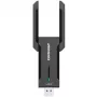 WiFi USB adapteris Comfast CF-972AX Dual Band 2,4 GHz / 5 GHz / 6 GHz iki 5374 Mbps