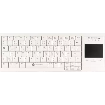 Klaviatūra GETT CleanType Xtra Touch WL kompaktiška TKL belaidė 2,4 GHz QWERTZ