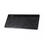 Perixx PERIBOARD-409 H, DE, Mini USB klaviatūra, 2 USB šakotuvai, juoda