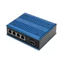 Digitus 4 prievadų Gigabit Ethernet tinklo PoE jungiklis, pramoninis, nevaldomas, 1 SFP išėjimas