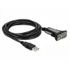 Delock adapteris USB 2.0 A tipo į 1 x nuosekliąją RS-232 DB9, 3 m