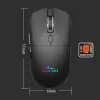 Belaidė pelė MEDIA-TECH MT1124 BT/RF Tylus ir Įkraunama – ambidekstrinė, 3200 DPI, Bluetooth + 2,4 GHz USB, 6 mygtukai, įkraunama