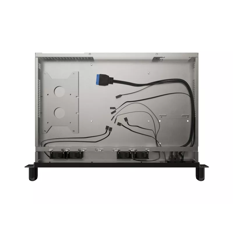 Rack korpusas Lanberg SC01-3001-10B 1U juodas 4 ventiliatoriai