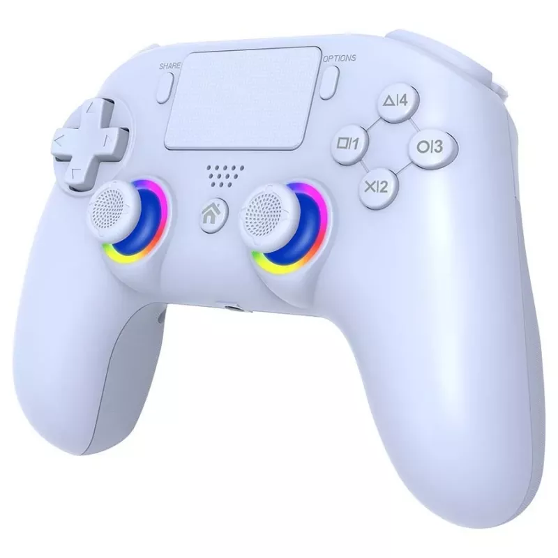 Žaidimų pultas Subsonic PS5 Wireless LED Controller White D-pad Home Options Share