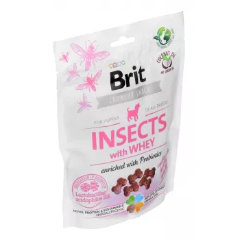 BRIT Care Crunchy snack Puppy Insects - šunų skanėstas - 200g